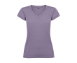 T-shirt van 100% katoen voor dames 155 g/m2 Roly kleur lavendel