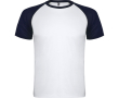 Unisex sportshirt met korte mouwen van polyester, 140 g/m², Roly kleur marineblauw