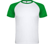 Unisex sportshirt met korte mouwen van polyester, 140 g/m², Roly kleur groen