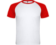 Unisex sportshirt met korte mouwen van polyester, 140 g/m², Roly kleur rood