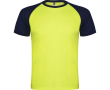 Unisex sportshirt met korte mouwen van polyester, 140 g/m², Roly kleur neon geel
