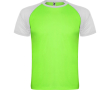 Unisex sportshirt met korte mouwen van polyester, 140 g/m², Roly kleur neon groen