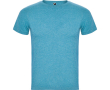 Gemêleerd T-shirt van katoen voor heren, 150 g/m², Roly kleur turkoois