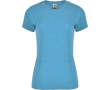 T-shirt van katoen en polyester voor dames, 150 g/m², Roly kleur turkoois