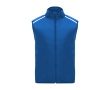 Winddichte en ademende unisex running bodywarmer 70 g/m2 Roly kleur koningsblauw