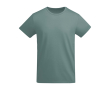 T-shirt van biologisch katoen voor heren 175 g/m2 Roly kleur grijsachtig blauw