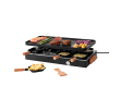 Tafelraclette met omkeerbare antiaanbakplaat Boska kleur zwart