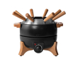 Elektrische fondue met temperatuurregeling, voor 8 personen - Boska kleur zwart