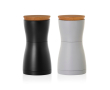 Set zout- en pepermolens met antiaromadeksel AdHoc kleur zwart