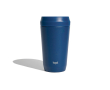 Thermobeker van gerecycled staal met 360° deksel 354 ml Topl - To Go kleur marineblauw