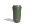 Thermobeker van gerecycled staal met 360° deksel 354 ml Topl - To Go kleur groen