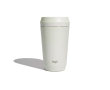 Thermobeker van gerecycled staal met 360° deksel 354 ml Topl - To Go kleur wit