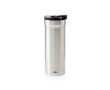 Lekvrije thermobeker met dubbele wand 500ml AdHoc Pulse kleur glanzend zilver
