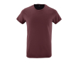 Katoenen getailleerde T shirt bedrukken SOL'S Regent Fit 150 g/m2 kleur mahonie
