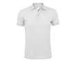 Polo's van polyester en katoen personaliseren 200 g/m2 SOL'S Prime Men kleur lichtgrijs gemarmerd
