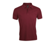 Polo's van polyester en katoen personaliseren 200 g/m2 SOL'S Prime Men kleur bordeaux