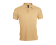Polo's van polyester en katoen personaliseren 200 g/m2 SOL'S Prime Men kleur zand