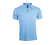 Polo's van polyester en katoen personaliseren 200 g/m2 SOL'S Prime Men kleur pastel blauw