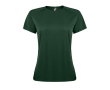 Sport t-shirts voor dames van 140 g/m2 polyester SOL'S Sporty kleur groene fles