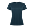 Sport t-shirts voor dames van 140 g/m2 polyester SOL'S Sporty kleur petrol blauw