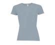 Sport t-shirts voor dames van 140 g/m2 polyester SOL'S Sporty kleur grijs