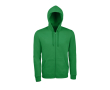 Unisex sweatshirts met capuchon, katoen en polyester 260 g/m2 SOL'S Stone kleur groen