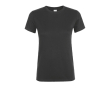 T-shirt voor dames van 100% katoen 150 g/m2 SOL'S Regent kleur taupe grijs