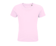 Kinder t-shirt van 100% biologisch katoen 175 g/m2 SOL'S Pioneer kleur rose paztel