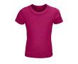 Kinder t-shirt van 100% biologisch katoen 150 g/m2 SOL'S Crusader kleur fuchsia