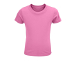 Kinder t-shirt van 100% biologisch katoen 150 g/m2 SOL'S Crusader kleur roze