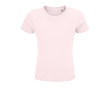 Kinder t-shirt van 100% biologisch katoen 150 g/m2 SOL'S Crusader kleur rose paztel