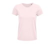 Dames T-shirts van 100% biologisch katoen 150 g/m2 SOL'S Crusader kleur turkoois