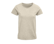 Dames T-shirts van 100% biologisch katoen 150 g/m2 SOL'S Crusader kleur ivoor