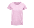Dames T-shirts van 100% biologisch katoen 150 g/m2 SOL'S Crusader kleur lichtroze