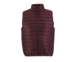 Heren bodywarmer met zijzakken SOL'S Stream 280 g/m² kleur bordeaux