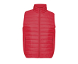 Heren bodywarmer met zijzakken SOL'S Stream 280 g/m2 kleur rood