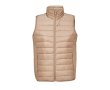 Dames bodywarmer met zijzakken SOL'S Stream 280 g/m2 kleur beige