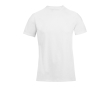 Unisex T-shirt van gerecyclede materialen met ronde hals kleur wit