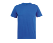 Unisex T-shirt van gerecyclede materialen met ronde hals kleur koningsblauw