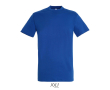 Unisex T-shirt van halfgekamd katoen met ronde hals 150 g/m² kleur koningsblauw