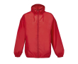 Windjack van 190T polyester met capuchon SOL'S kleur rood