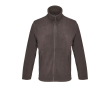 Unisex microfleece jas met rits en zakken SOL'S kleur donker bruin