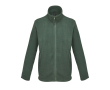 Unisex microfleece jas met rits en zakken SOL'S kleur groene fles