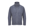 Unisex microfleece jas met rits en zakken SOL'S kleur gemarmerd grijs