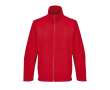 Unisex microfleece jas met rits en zakken SOL'S kleur rood