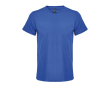 Unisex T-shirt van halfgekamd katoen met V-hals SOL'S kleur koningsblauw