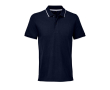 Unisex katoenen polo met streep 200g/m² SOL'S PALERMO kleur ultramarijn blauw