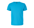 Kinder sportshirt van gerecycled polyester 150 g/m² SOL'S SPRINT kleur cyaan blauw