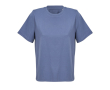 Dames T-shirt biologisch katoen, moderne pasvorm 150 g/m² kleur jeans blauw