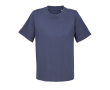Dames T-shirt biologisch katoen, moderne pasvorm 150 g/m² kleur marineblauw